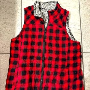 Plaid vest